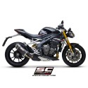 SC Project para TRIUMPH SPEED TRIPLE 1200 RS (2021 - 2025) - RR - Euro 5 - Escape SC1-R GT carbono