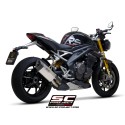 SC Project para TRIUMPH SPEED TRIPLE 1200 RS (2021 - 2025) - RR - Euro 5 - Escape SC1-R GT titanio