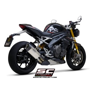 SC Project para TRIUMPH SPEED TRIPLE 1200 RS (2021 - 2025) - RR - Euro 5 - Escape SC1-R GT titanio