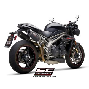 SC Project para TRIUMPH SPEED TRIPLE 1050 (2018 - 2020) - S - RS - Par de escapes SC1-M carbono