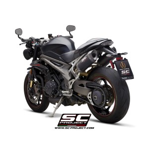 SC Project para TRIUMPH SPEED TRIPLE 1050 (2018 - 2020) - S - RS - Par de escapes SC1-M carbono