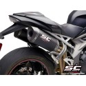 SC Project para TRIUMPH SPEED TRIPLE 1050 (2018 - 2020) - S - RS - Par de escapes SC1-M carbono