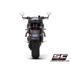 SC Project para TRIUMPH SPEED TRIPLE 1050 (2018 - 2020) - S - RS - Par de escapes Oval carbono