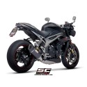 SC Project para TRIUMPH SPEED TRIPLE 1050 (2018 - 2020) - S - RS - Escape SC1-R carbono