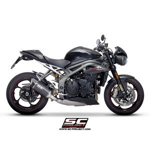 SC Project para TRIUMPH SPEED TRIPLE 1050 (2018 - 2020) - S - RS - Escape SC1-R carbono