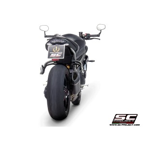 SC Project para TRIUMPH SPEED TRIPLE 1050 (2018 - 2020) - S - RS - Escape SC1-R carbono