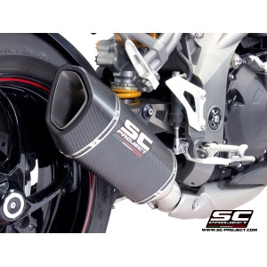 SC Project para TRIUMPH SPEED TRIPLE 1050 (2018 - 2020) - S - RS - Escape SC1-R carbono