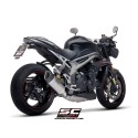 SC Project para TRIUMPH SPEED TRIPLE 1050 (2018 - 2020) - S - RS - Escape SC1-R titanio