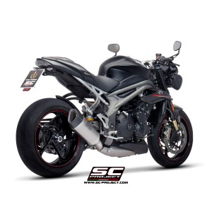 SC Project para TRIUMPH SPEED TRIPLE 1050 (2018 - 2020) - S - RS - Escape SC1-R titanio