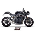 SC Project para TRIUMPH SPEED TRIPLE 1050 (2018 - 2020) - S - RS - Escape SC1-R titanio