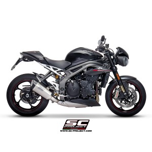 SC Project para TRIUMPH SPEED TRIPLE 1050 (2018 - 2020) - S - RS - Escape SC1-R titanio
