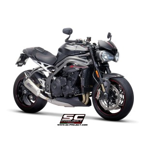 SC Project para TRIUMPH SPEED TRIPLE 1050 (2018 - 2020) - S - RS - Escape SC1-R titanio