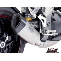 SC Project para TRIUMPH SPEED TRIPLE 1050 (2018 - 2020) - S - RS - Escape SC1-R titanio