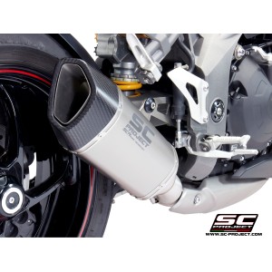 SC Project para TRIUMPH SPEED TRIPLE 1050 (2018 - 2020) - S - RS - Escape SC1-R titanio
