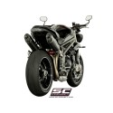 SC Project para TRIUMPH SPEED TRIPLE 1050 (2016 - 2017) - S - R - Par de escapes Oval carbono