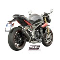 SC Project para TRIUMPH SPEED TRIPLE 1050 (2016 - 2017) - S - R - Escape Conic carbono, posición baja