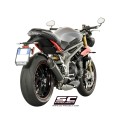 SC Project para TRIUMPH SPEED TRIPLE 1050 (2016 - 2017) - S - R - Escape Conic carbono, posición baja