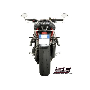 SC Project para TRIUMPH SPEED TRIPLE 1050 (2016 - 2017) - S - R - Escape Conic carbono, posición baja