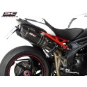 SC Project para TRIUMPH SPEED TRIPLE 1050 (2011 - 2015) - Par de escapes Oval carbono