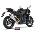 SC Project para TRIUMPH STREET TRIPLE 765 (2024 - 2026) - EURO 5+ - Línea de escape completa 3-1 acero inoxidable, con escape SC