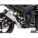 SC Project para TRIUMPH STREET TRIPLE 765 (2024 - 2026) - EURO 5+ - Línea de escape completa 3-1 acero inoxidable, con escape SC