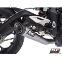 SC Project para TRIUMPH STREET TRIPLE 765 R - RS (2023 - 2024) - EURO 5 - Línea de escape completa 3-1 acero inoxidable, con esc