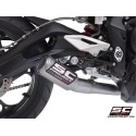 SC Project para TRIUMPH STREET TRIPLE 765 R - RS (2023 - 2024) - EURO 5 - Línea de escape completa 3-1 acero inoxidable, con esc