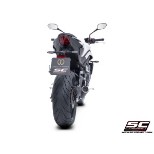 SC Project para TRIUMPH STREET TRIPLE 765 R - RS (2023 - 2024) - EURO 5 - Línea de escape completa 3-1 acero inoxidable, con esc
