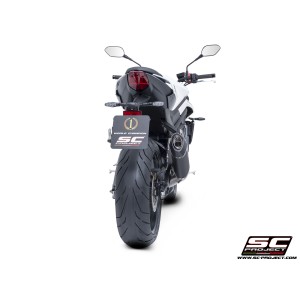 SC Project para TRIUMPH STREET TRIPLE 765 R - RS (2023 - 2024) - EURO 5 - Línea de escape completa 3-1 acero inoxidable, con esc