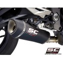 SC Project para TRIUMPH STREET TRIPLE 765 S - R - RS (2020 - 2022) - Escape SC1-R carbono