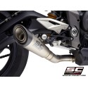 SC Project para TRIUMPH STREET TRIPLE 765 S - R - RS (2020 - 2022) - Escape S1 titanio