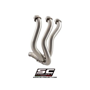 SC Project para TRIUMPH STREET TRIPLE 765 S - R - RS (2020 - 2022) - Colectores 3-1 titanio, compatibles con escapes S1, CR-T y 
