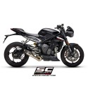 SC Project para TRIUMPH STREET TRIPLE 765 S - R - RS (2020 - 2022) - Colectores 3-1 titanio, compatibles con escapes S1, CR-T y 