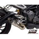 SC Project para TRIUMPH STREET TRIPLE 765 S - R - RS (2020 - 2022) - Colectores 3-1 titanio, compatibles con escapes S1, CR-T y 
