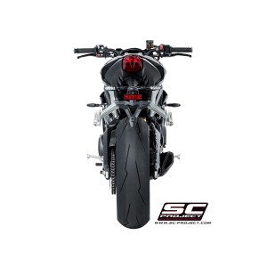 SC Project para TRIUMPH STREET TRIPLE 765 (2017 - 2019) - S - R - RS - Escape SC1-R carbono