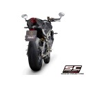 SC Project para TRIUMPH STREET TRIPLE S 660 - A2 (2020 - 2022) - Escape SC1-R titanio