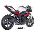 SC Project para TRIUMPH STREET TRIPLE 675 (2013 - 2016) - R - RX - Escape Conic acero inoxidable