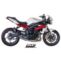 SC Project para TRIUMPH STREET TRIPLE 675 (2013 - 2016) - R - RX - Escape Conic acero inoxidable