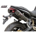 SC Project para TRIUMPH STREET TRIPLE 675 (2007 - 2012) - R - Par de escapes GP-Tech carbono