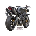 SC Project para TRIUMPH STREET TRIPLE 675 (2007 - 2012) - R - Par de escapes Oval carbono