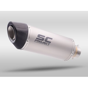 SC Project para TRIUMPH STREET TRIPLE 675 (2007 - 2012) - R - Par de escapes Oval titanio