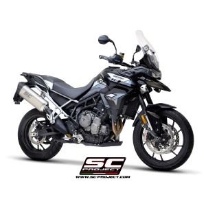 SC Project para TRIUMPH TIGER 900 (2020 - 2023) - Escape Adventure titanio