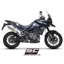 SC Project para TRIUMPH TIGER 900 (2020 - 2023) - Escape Rally Raid titanio