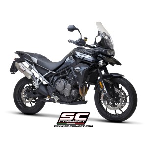 SC Project para TRIUMPH TIGER 900 (2020 - 2023) - Escape Rally Raid titanio