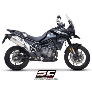 SC Project para TRIUMPH TIGER 850 (2021 - 2024) - Escape X-Plorer II carbono