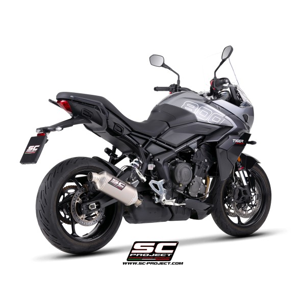 SC Project para TRIUMPH TIGER SPORT 800 (2025 - 2026) - Escape Rally Raid titanio