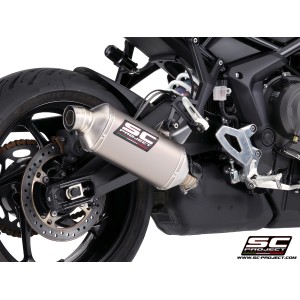 SC Project para TRIUMPH TIGER SPORT 800 (2025 - 2026) - Escape Rally Raid titanio