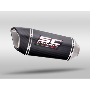 SC Project para TRIUMPH TIGER SPORT 1050 (2016 - 2020) - Escape SC1-R carbono, posición alta