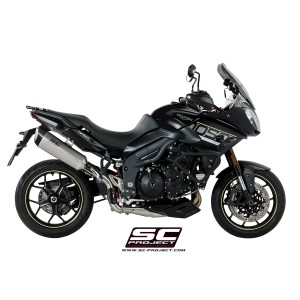 SC Project para TRIUMPH TIGER SPORT 1050 (2016 - 2020) - Escape SC1-R carbono, posición alta