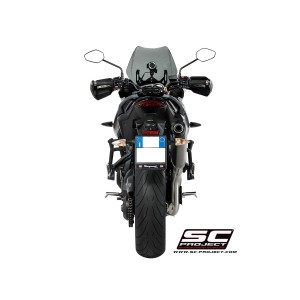 SC Project para TRIUMPH TIGER SPORT 1050 (2016 - 2020) - Escape X-Plorer titanio, posición alta